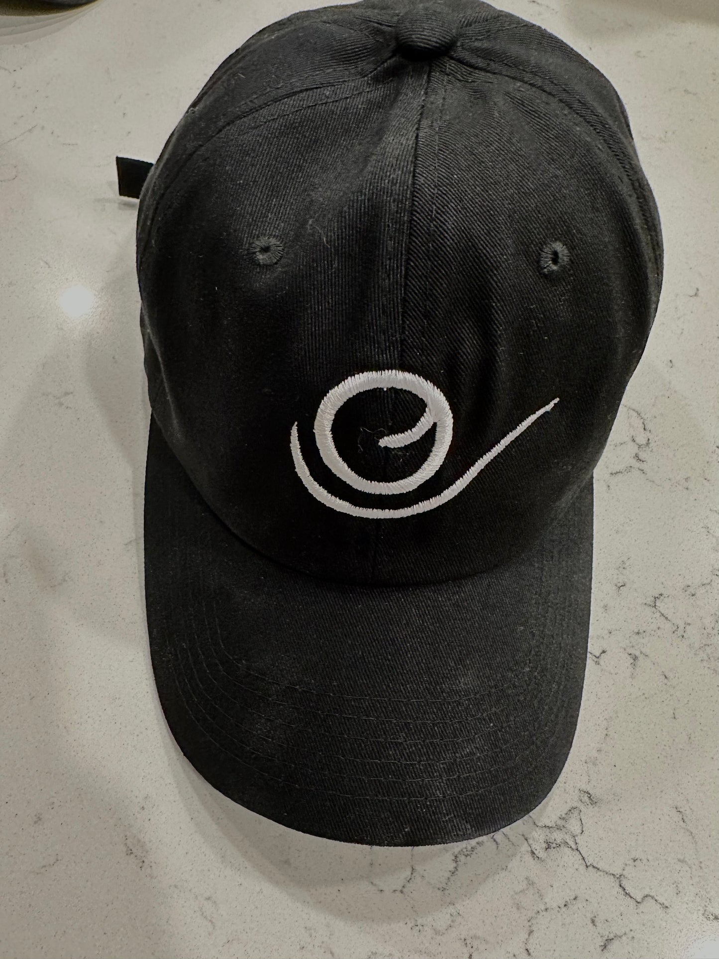 Logo Adjustable Dad Hat - Black